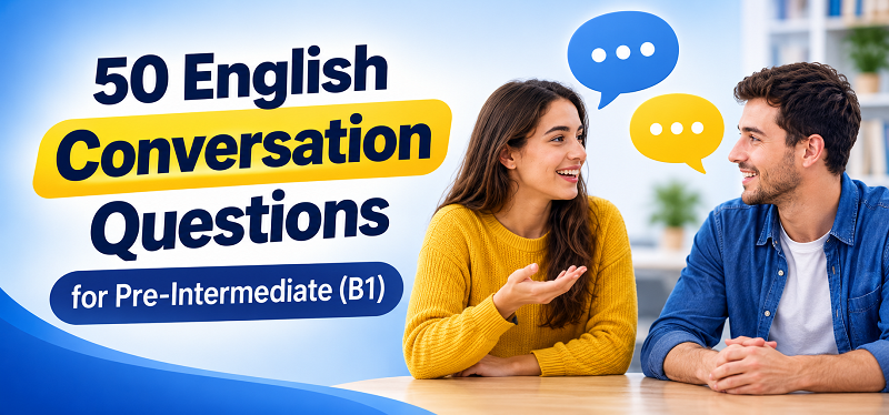 English Conversation Questions for Pre-Intermediate (B1) PDF