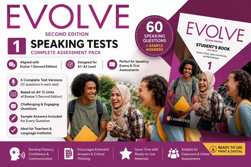 Evolve 1 Speaking Tests (First Edition) – Complete Assessment Pack