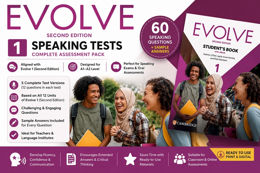 Evolve 1 Speaking Test picture