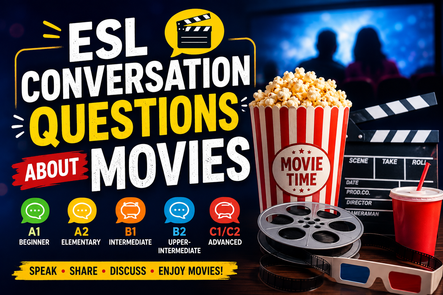 ESL conversation questions about Movie
