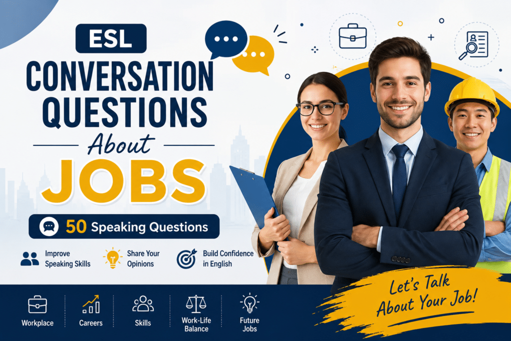 ESL Conversation Questions About Jobs