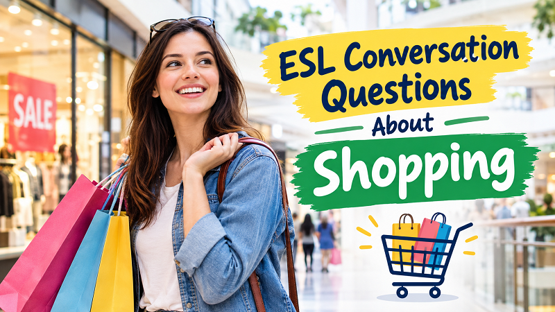 ESL Conversation Questions About Shopping