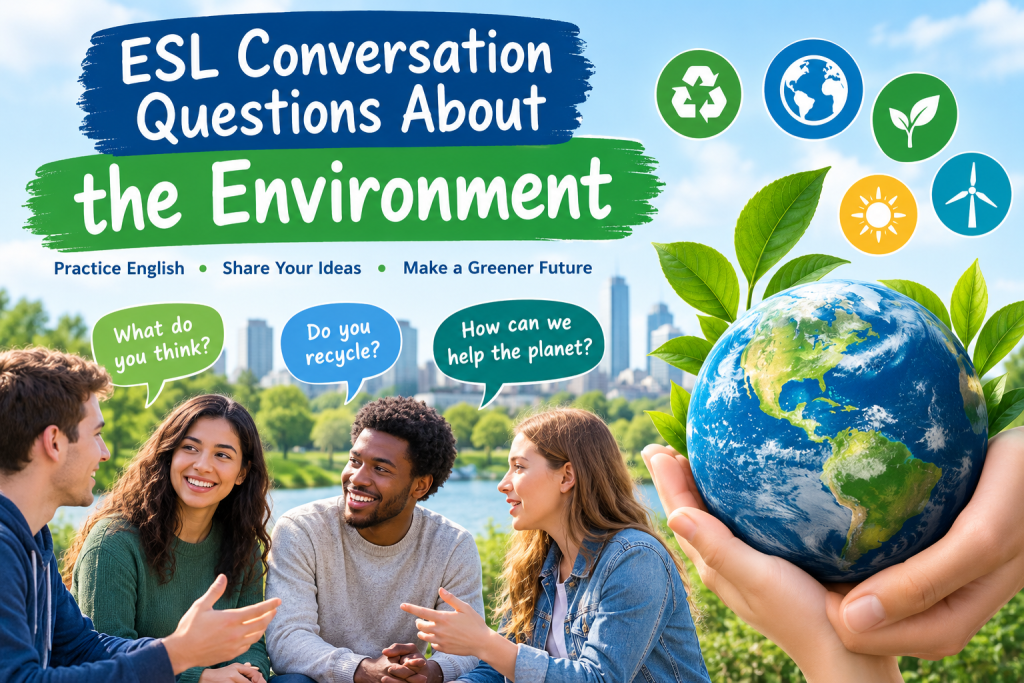 ESL Conversation Questions About the Environment