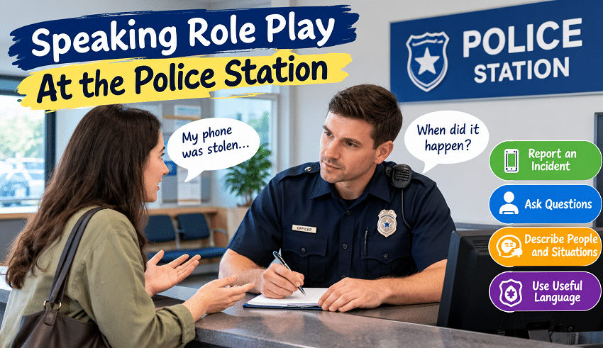 Speaking Role Play At the Police Station