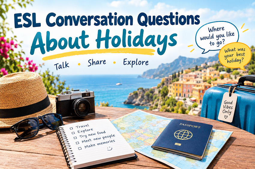ESL Conversation Questions About Holliday